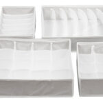 4Er Set Aufbewahrungsbox Kleiderschrank Schubladen Organizer regarding Boxen Für Kleiderschrank