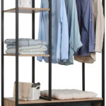 Amazon 60Cm Clothes Rail Woltu Coat Rack With Storage Cupboard For Kleiderschrank Amazon