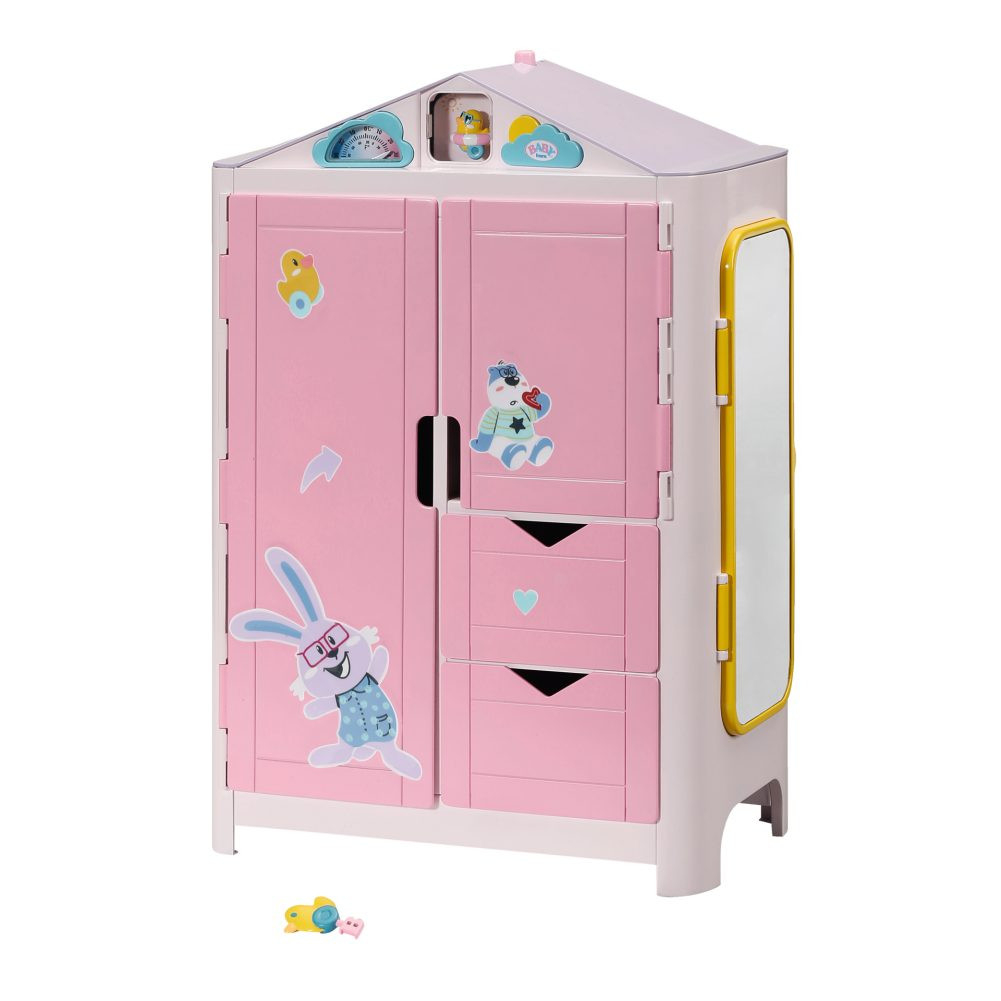 Baby Born, Schrank Mit Wetterente inside Baby Born Kleiderschrank Mit Wetterente