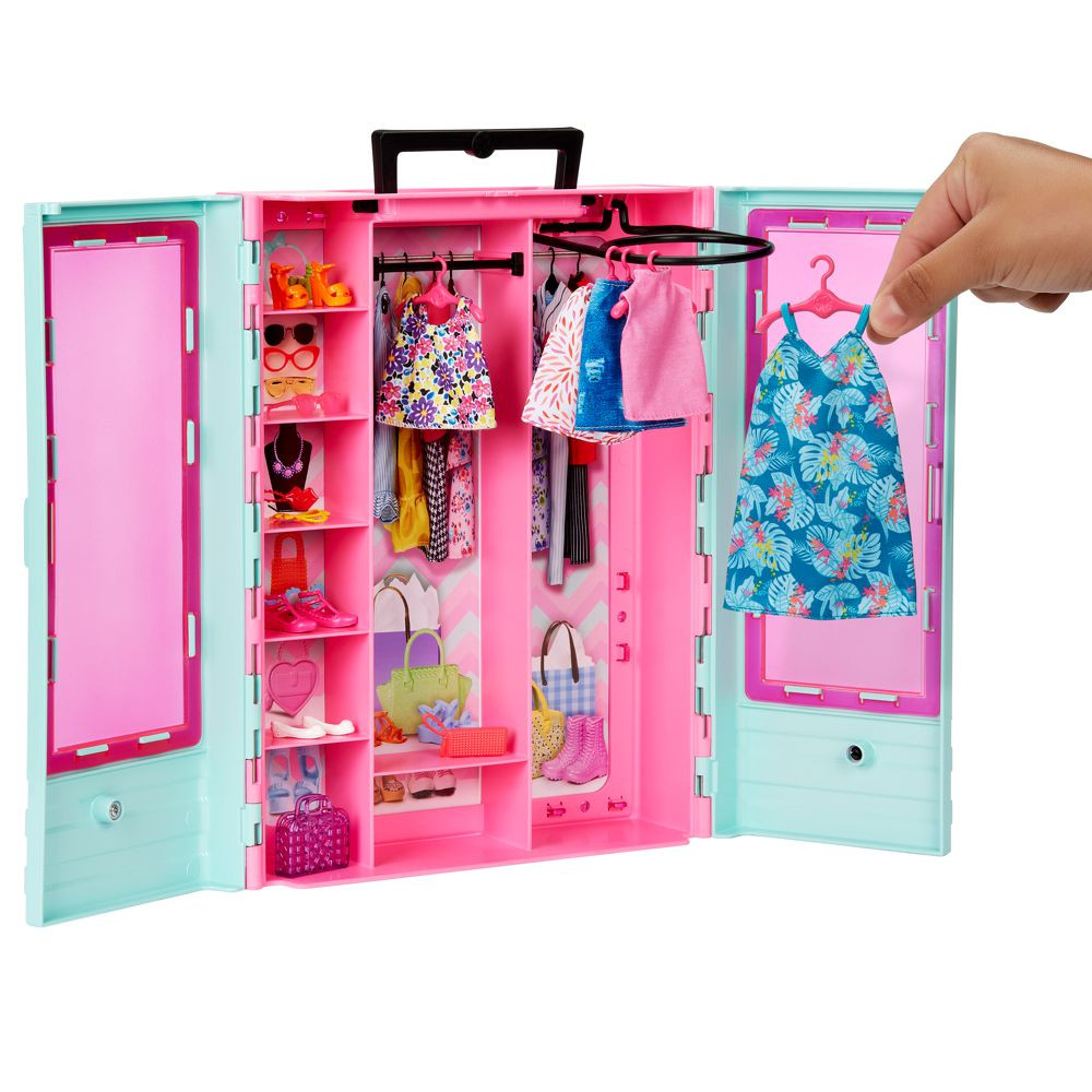 Barbie Möbel Barbie Fashionistas Kleiderschrank Mattel Barbie with Barbie Kleiderschrank