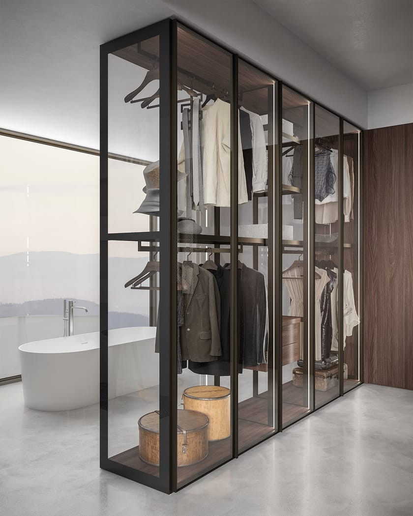 Cristal Kleiderschrank Aus Gehärtetem Glastumidei in Kleiderschrank Glas