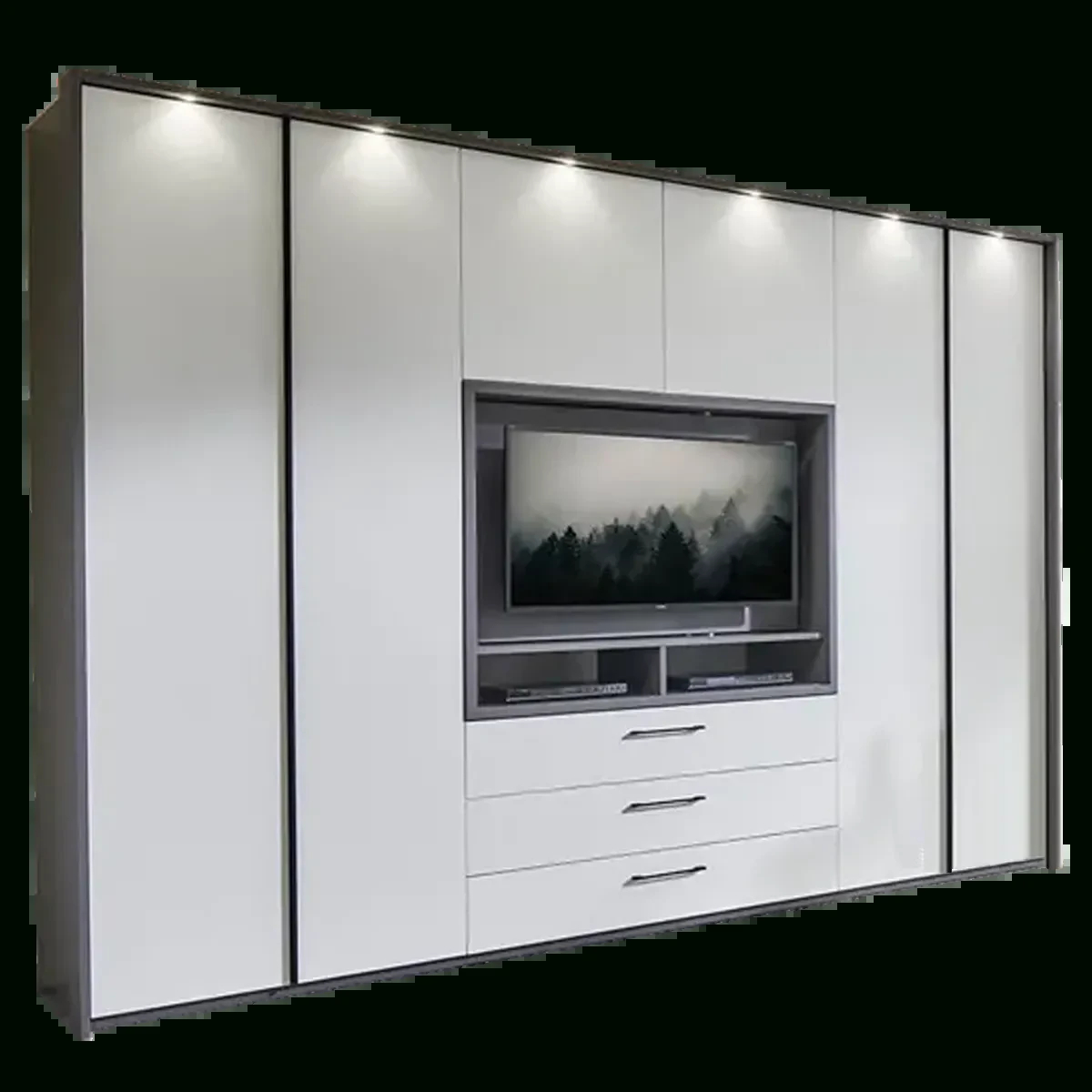 Disselkamp Cd Studioline Kleiderschrank Mit Tv-Element Und Schubkästen within Kleiderschrank Mit Tv