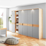 Disselkamp Comfort V Schrank Mit Regal Eiche Taupe | Möbel Letz With Regard To Regal Kleiderschrank