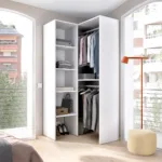 Eckschrank – L 79 Cm – Weiß – Ferdinand Jetzt Günstig Und Bequem For Kleiderschrank Eckschrank