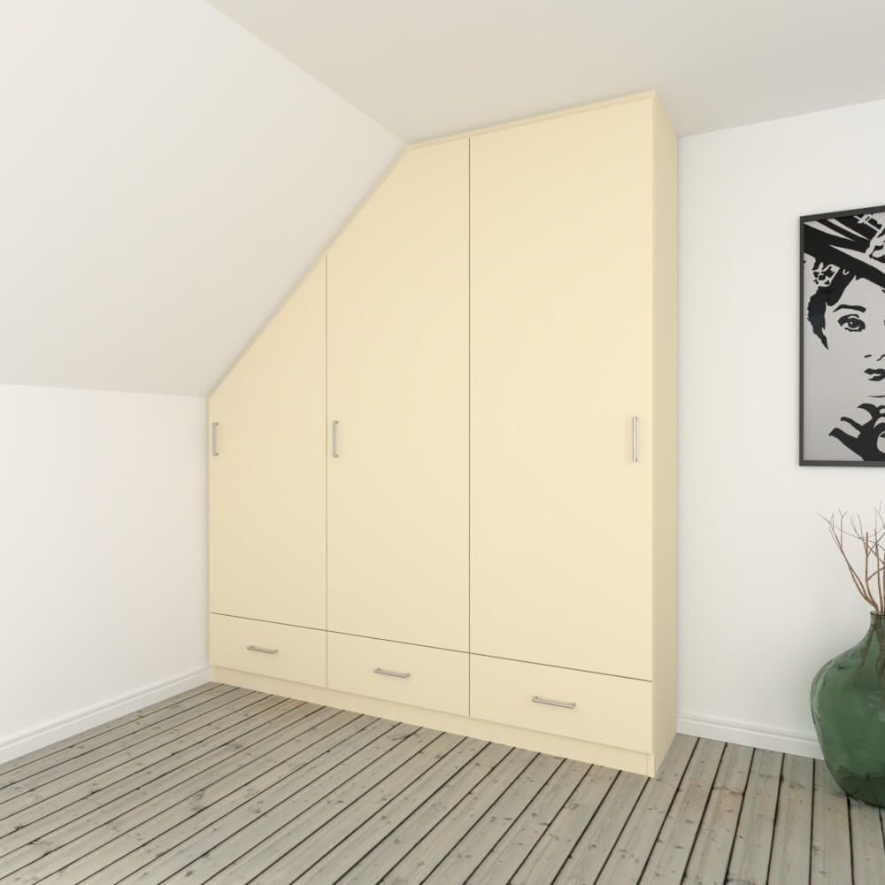 Einbauschrank Nach Maß Für Dachschräge Links Frei Planen inside Kleiderschrank Schräge