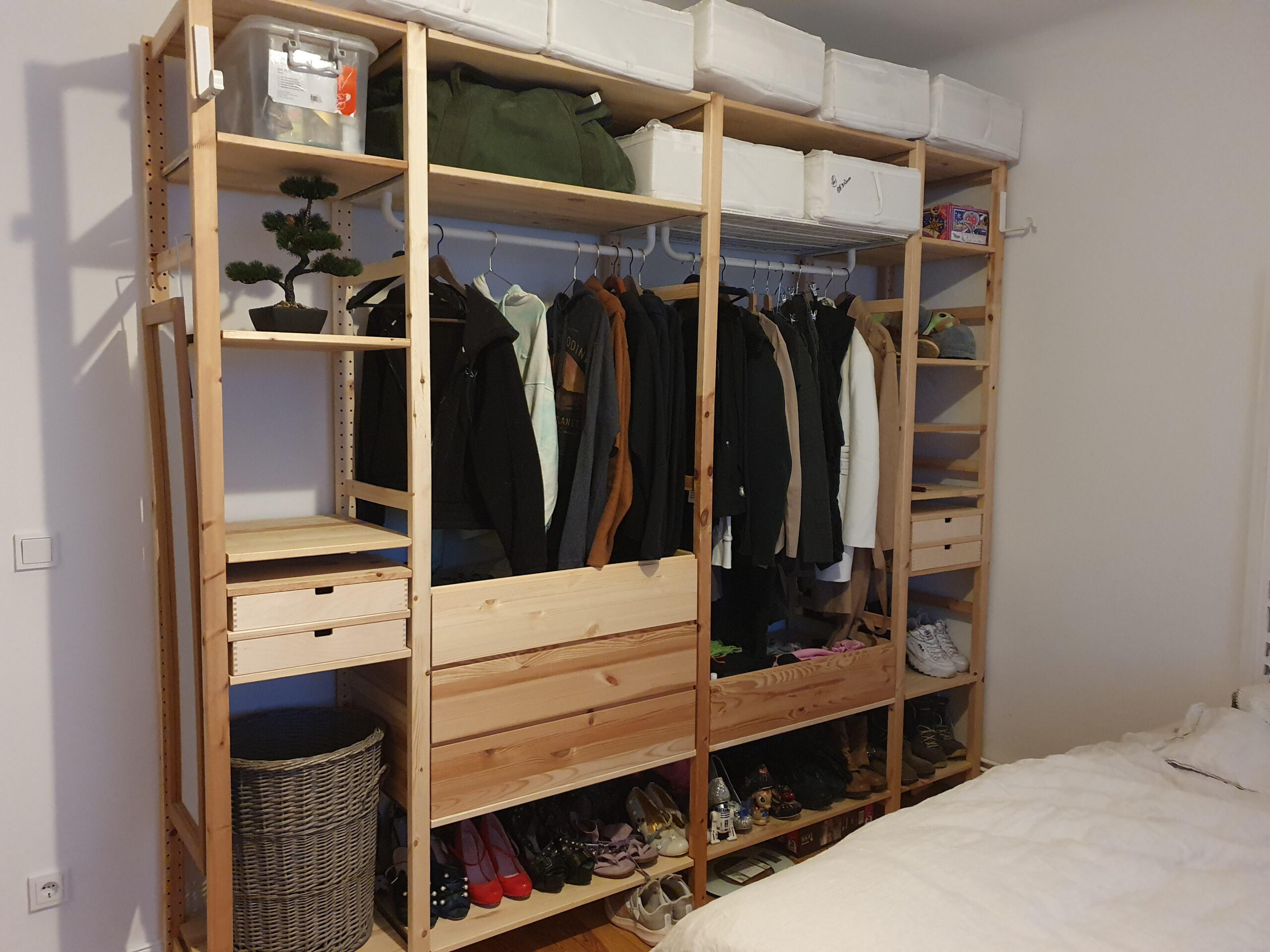 Extended The Ivar With More Scavenged Ivar Parts A Year Later! : R inside Ivar Kleiderschrank