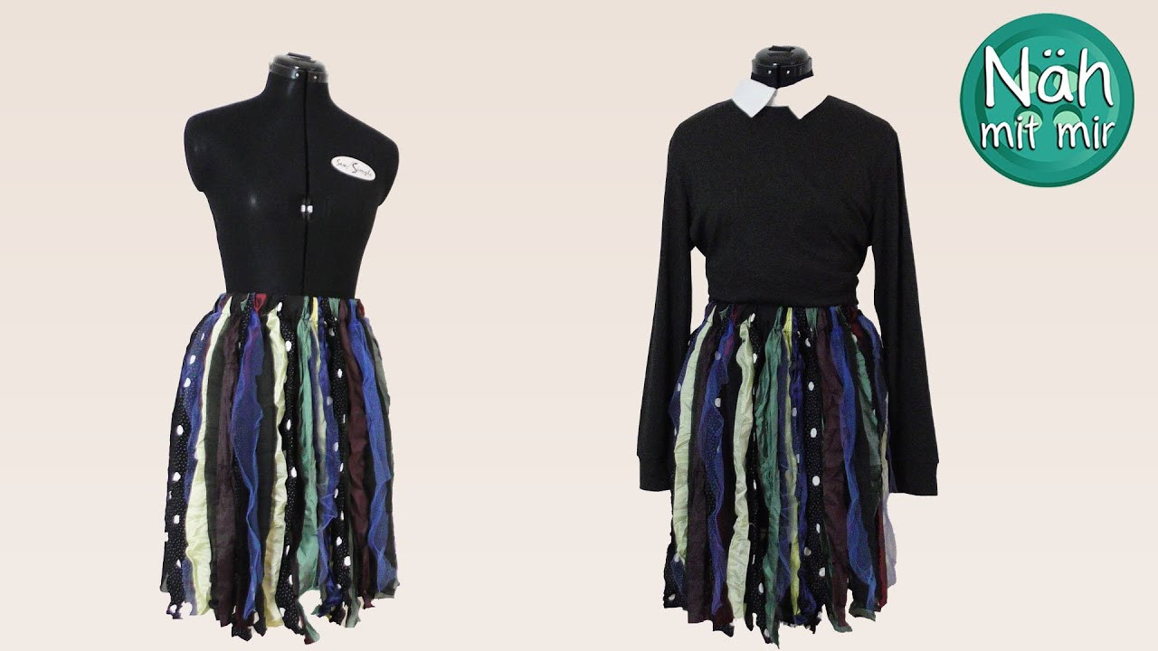 Halloween Hexenrock Aus Stoffresten | Kostüme Nähen | Näh Mit Mir intended for Hexenkostüm Aus Dem Kleiderschrank