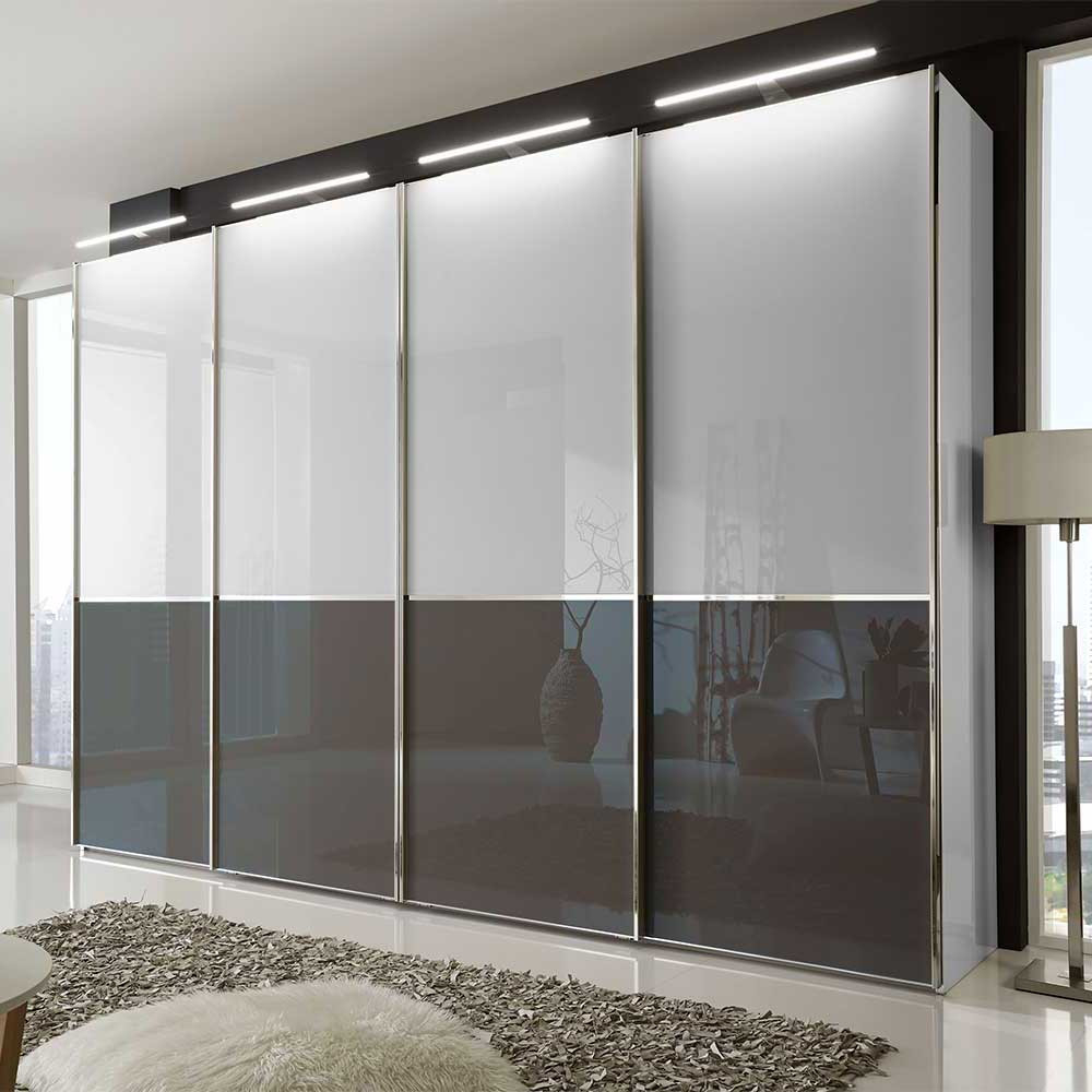 Hochwertiger Kleiderschrank 4 Meter Lang Mit 4 Schwebetüren inside Hochwertige Kleiderschränke
