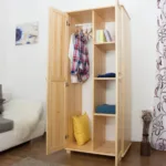 Kleiderschrank 80 Cm Breit, Farbe: Natur, Massivholz, Türen Anzahl Regarding Kleiderschrank 80 Cm