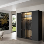 Kleiderschrank Acati 200 Schwarz – Moebline Shop Inside Kleiderschrank Schwarz