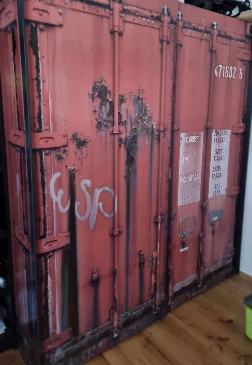 Kleiderschrank Container Optik, € 200,- (3922 Wörnharts) - Willhaben intended for Kleiderschrank Container Optik