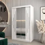 Kleiderschrank Mit Spiegel, Türen Anzahl 2, Höhe (Cm) 200, Länge Inside Kleiderschrank Spiegel