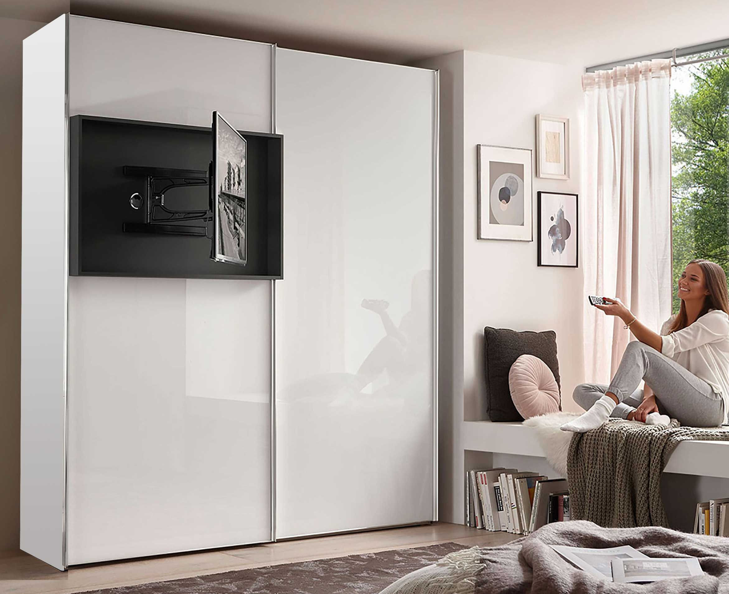 Kleiderschrank Mit Tv-Halterung | Möbelmeile24 pertaining to Kleiderschrank Mit Tv