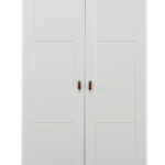 Lifetime Kidsrooms Closet 100 Cm With 2 Doors In Whitewash – Romy Regarding Kleiderschrank 100 Cm