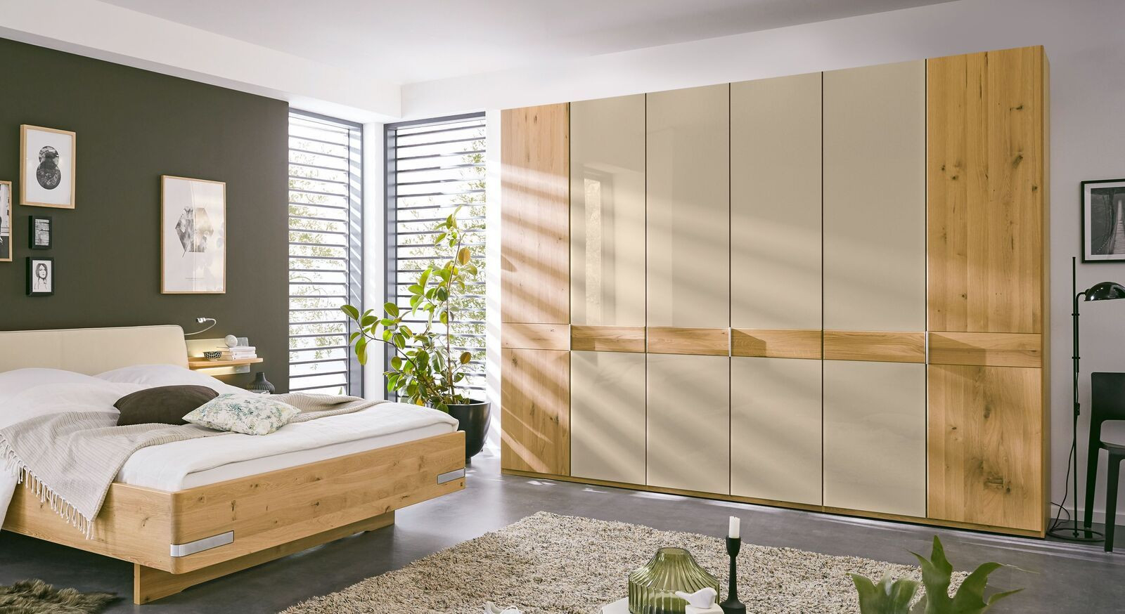 Musterring Drehtüren-Kleiderschrank Savona 2.0 Eiche Teilmassiv in Musterring Kleiderschrank