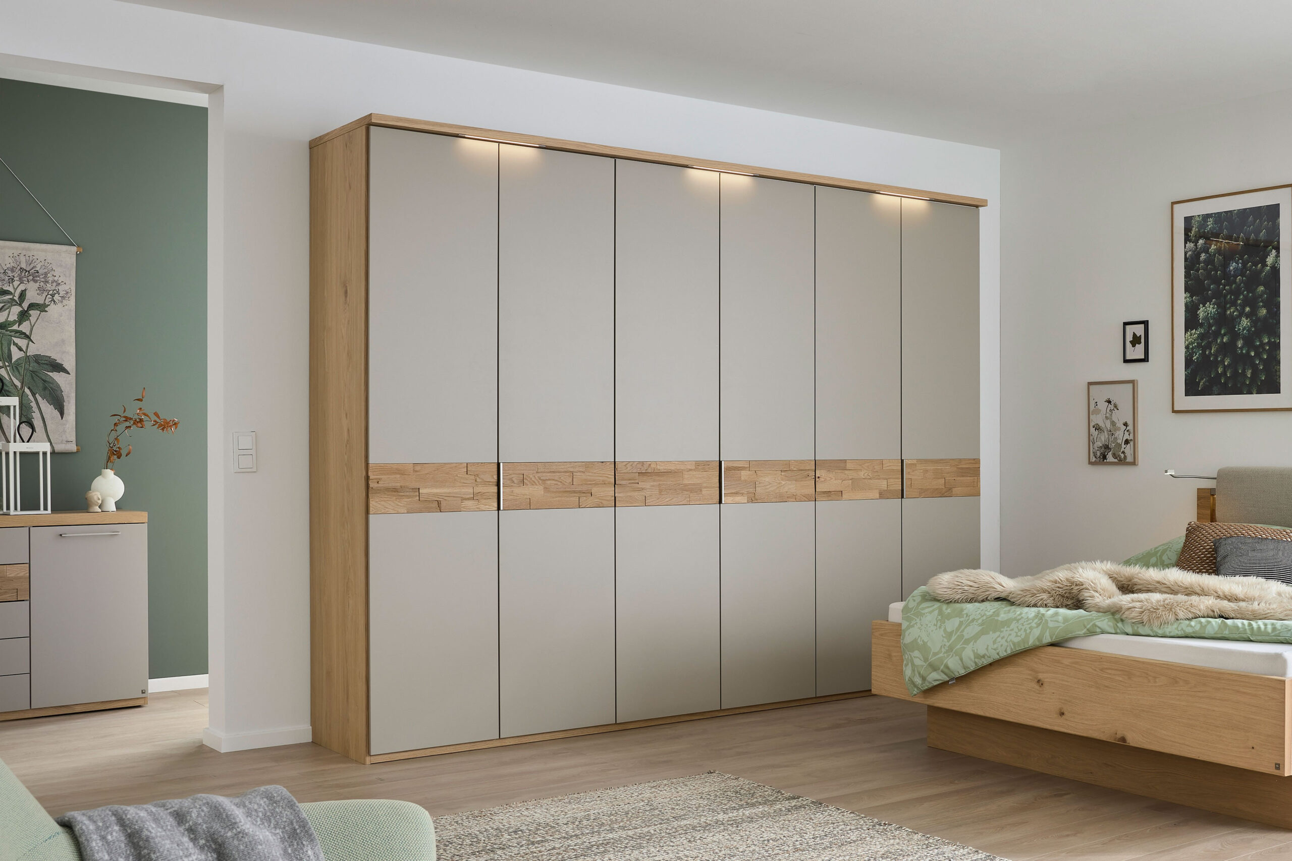 Musterring Minto 2.0 Kleiderschrank Taupe - Eiche | Möbel Letz inside Musterring Kleiderschrank
