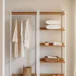 Offenes 2 Teiliges Modulares Schrankelement Mit Kleiderstange Und Throughout Regal Kleiderschrank