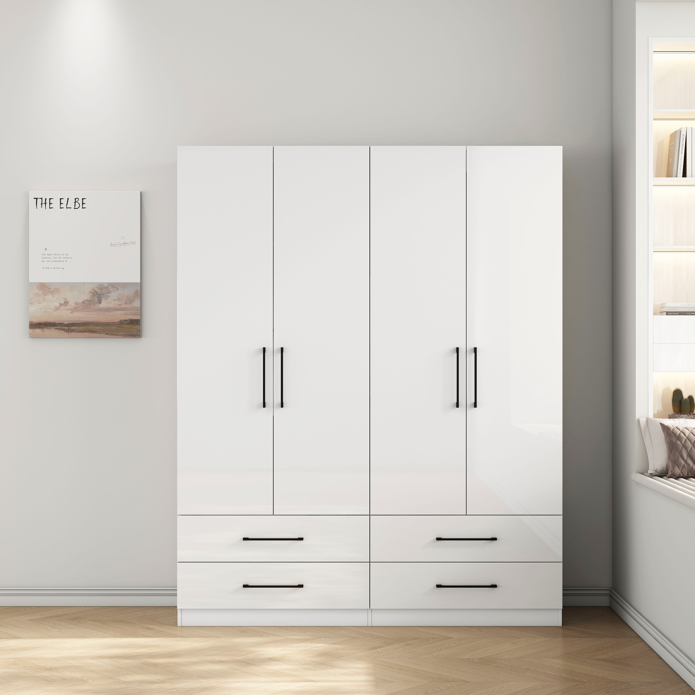 Otto Home Kleiderschrank »Sylt Schlafzimmerschrank Bestseller Mit within Otto Kleiderschrank Weiß