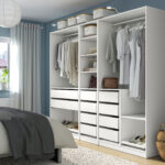 Pax Wardrobe Combination, White, 983/8X227/8X791/8" – Ikea In Ikea Kleiderschrank