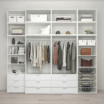 Platsa Wardrobe With 11 Doors+9 Drawers White/Fonnes White – Ikea Intended For Ikea Kleiderschrank Platsa