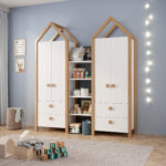 Pol Power Beach Schrank Mit Dach Weiß – Birke | Möbel Letz – Ihr Pertaining To Kleiderschrank Haus