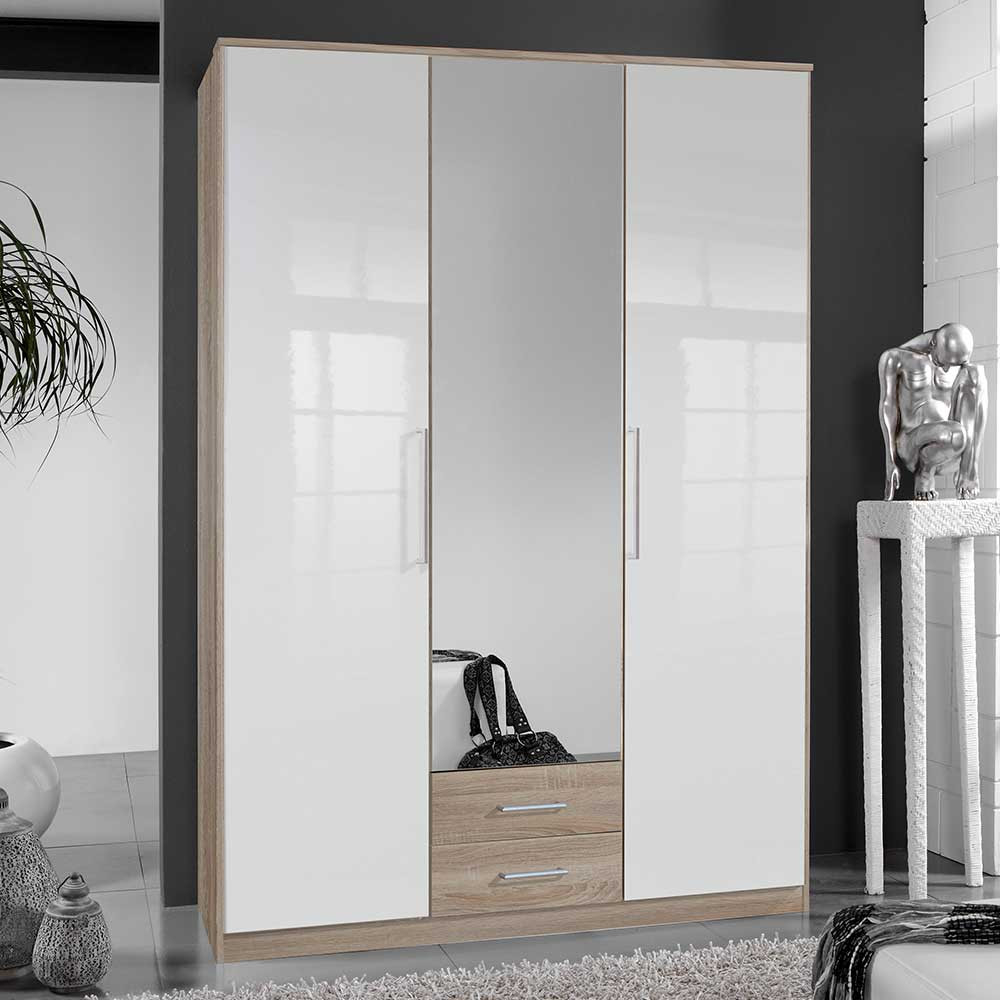 Praktischer Kleiderschrank In 135 Cm Breite - Grands pertaining to Kleiderschrank 135 Cm Breit