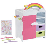 Regenbogen Schrank inside Baby Born Kleiderschrank