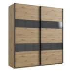 Schwebetürenschrank 2 Trg 180Cm Breit Altona 1 Von Wimex Artisan For Kleiderschrank 1 80 Breit