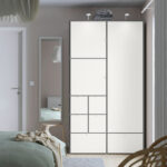 Visthus Wardrobe, Grey/White, 122X59X216 Cm – Ikea Germany For Visthus Kleiderschrank