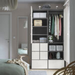 Visthus Wardrobe, Grey/White, 122X59X216 Cm – Ikea Ireland Regarding Visthus Kleiderschrank